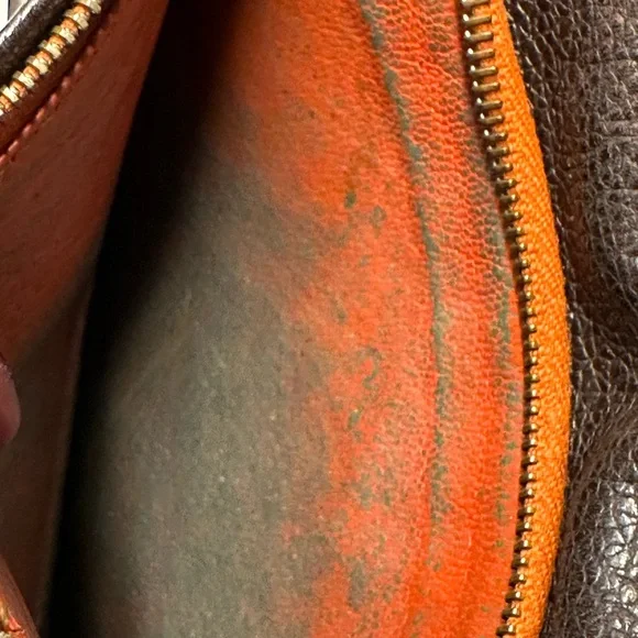 Bulgari Dark Chocolate Brown B Zero Bifold Leather Wallet Vintage - Picture 11 of 14